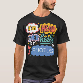 Funny Photos Aesthetic Retro Pop Art For Camera Fa T-Shirt