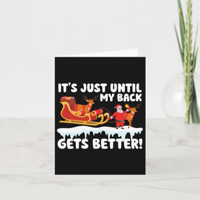 Funny Physical Therapist Christmas Pt Therapist Xm Card (Front)