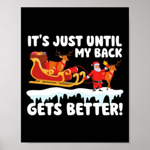 Funny Physical Therapist Christmas Pt Therapist Xm Poster