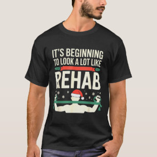 Funny Physical Therast Therapy Christmas Xmas Holi T-Shirt