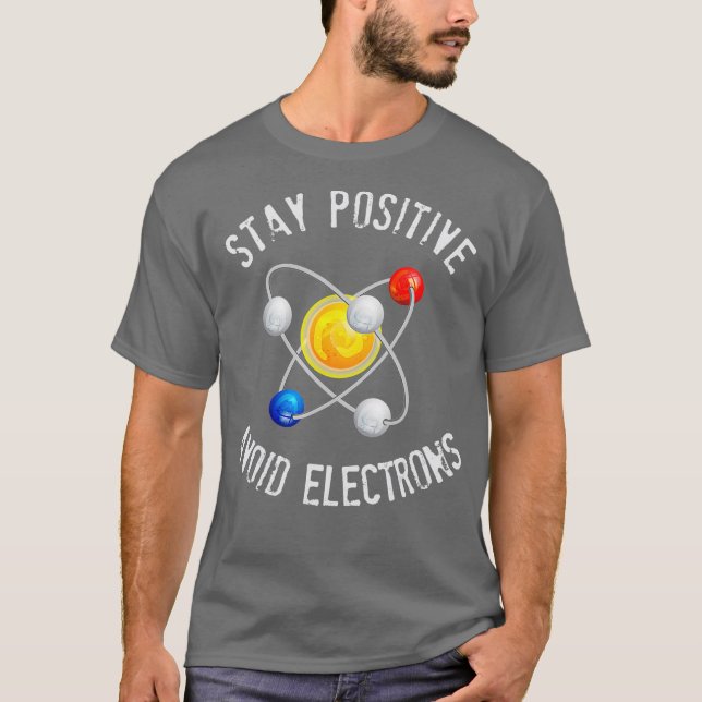 Funny Physicist Gift Idea Science Atom Quantum T-Shirt (Front)