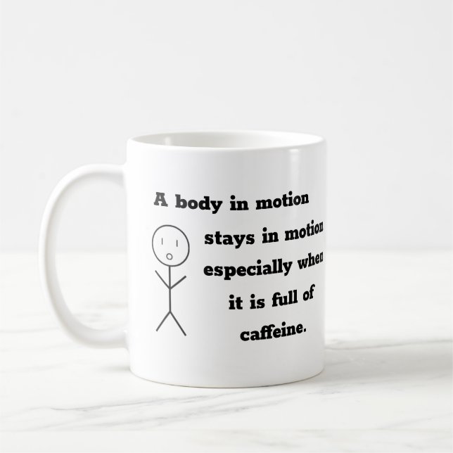 Funny Physics Coffee Mug (Left)