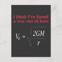 Funny Physics Joke Escape Velocity Gravity Science