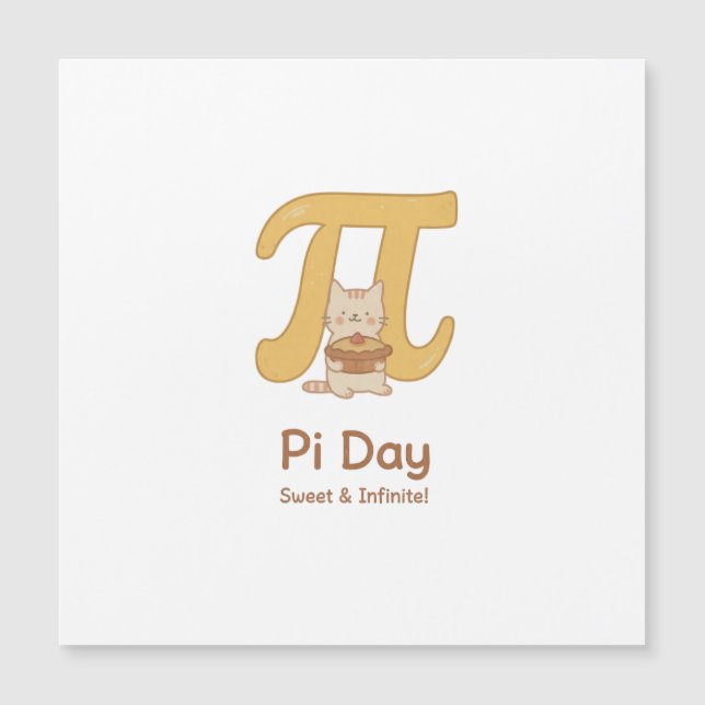 Funny Pi Day Animal with Pie – Math Lover Gift (Front)
