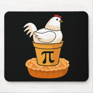 Funny Pi Day - Chicken Pot Pie - Math Mathematics Mouse Mat