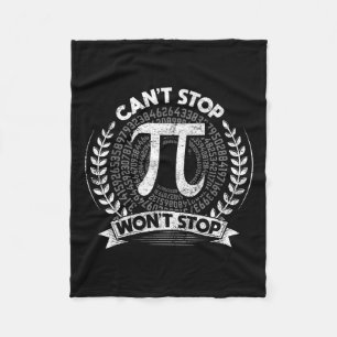 Funny Pi Day Math Geek Science Celebrate Pi Day  Fleece Blanket