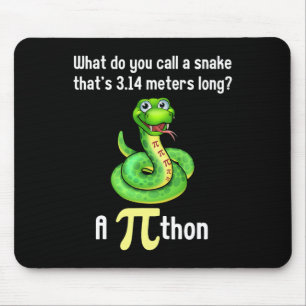 Funny Pi Day Puns Pithon Math Teacher Jokes Women Mouse Mat