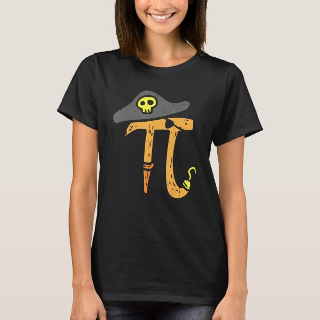 Funny Pi Day Rate  Pirate Lovers Math Geek  Boys T-Shirt (Front)