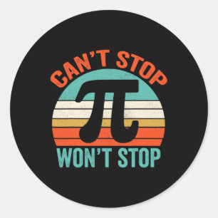 Funny Pi Day Shirts7 Classic Round Sticker