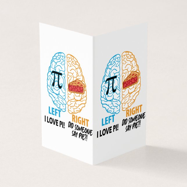 Funny Pi Left Brained Right Brained (Outside)