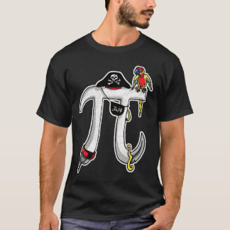 Funny Pi rate Pi Day Humour T-Shirt