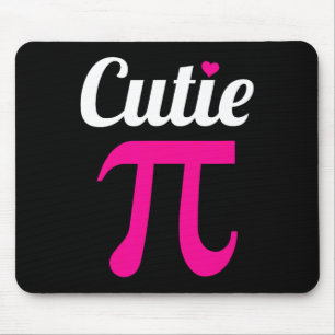 Funny Pi Symbol Shirt Cutie Pi National Pi Day Gif Mouse Mat