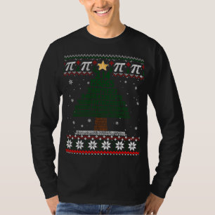 Funny Pi Tree Christmas Math Teacher Ugly Sweater