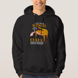 Funny Pianist Musician Gift Orchestra Music Piano Hoodie