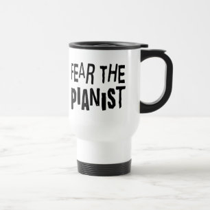 Funny Pianist Travel Mug