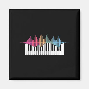 Funny Piano Design For Men Women Kids Pianist Pian Magnet