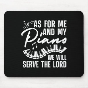 Funny Piano Player Art For Men Women Pianist Piano Mouse Mat