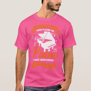 Funny Piano Player Music Pianist Gift T-Shirt