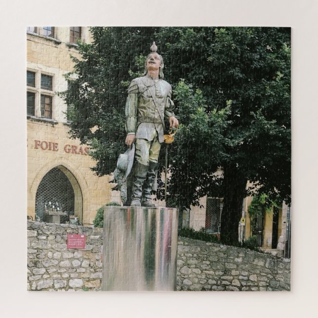 Funny pic of Cyrano de Bergerac with  Pigeon Jigsaw Puzzle (Vertical)