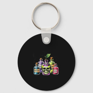 Funny Pick Your Poison Apple Halloween Gothic Prin Key Ring