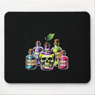 Funny Pick Your Poison Apple Halloween Gothic Prin Mouse Mat