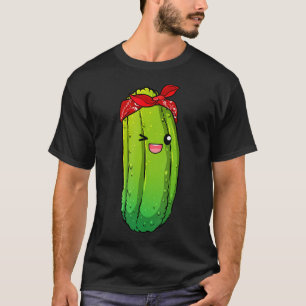 Funny Pickle Art For Boys Girls Kids Cucumber Pick T-Shirt