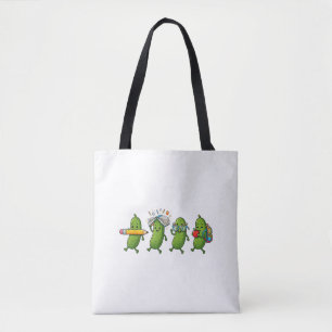 Funny Pickle Back to School Teacher Student Women Tote Bag