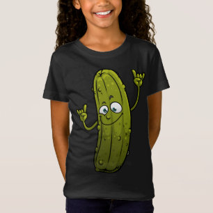 Funny Pickle Designs For Men Women Cucumber Dancin T-Shirt