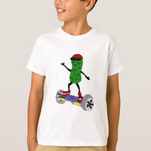 Funny Pickle is on Motorised Skateboard T-Shirt