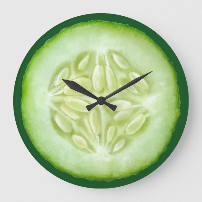 Funny Pickle Kitchen Wall Clocks (Front)