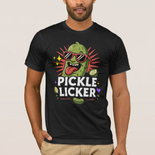 Funny Pickle Licker T-Shirt – Cool Cartoon Pickle