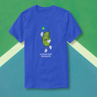 Funny Pickle Playing Pickleball Custom Text