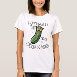 Funny pickle Queen word art  T-Shirt