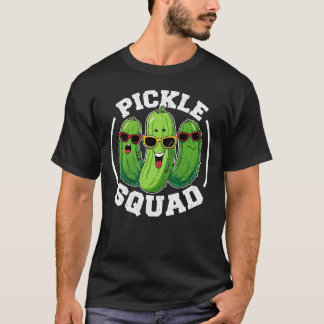 Funny Pickle Squad Kawaii Food for Pickles Lovers T-Shirt