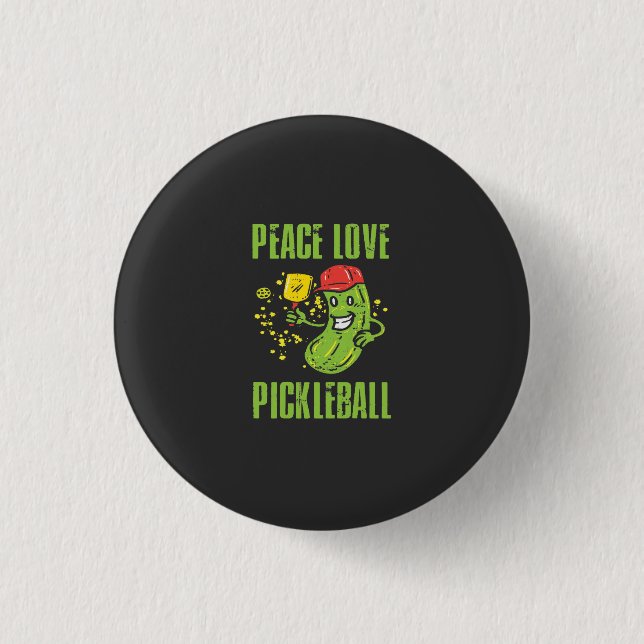 Funny Pickleball 3 Cm Round Badge (Front)