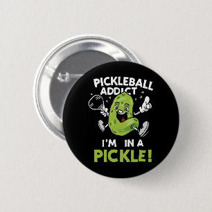Funny-Pickleball 6 Cm Round Badge