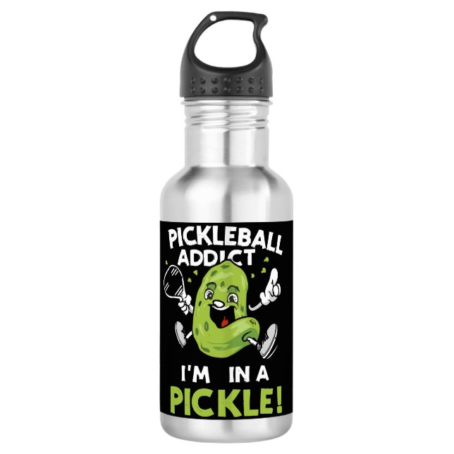 Funny-Pickleball 710 Ml Water Bottle (Front)