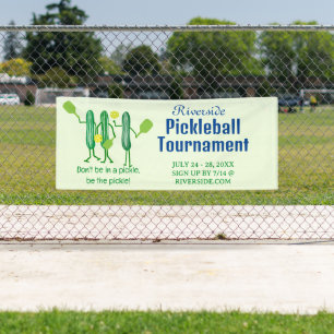 Funny Pickleball Banner