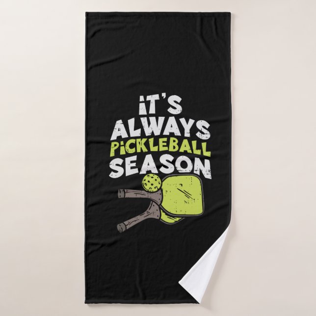 Funny Pickleball Bath Towel (Bath Towel)