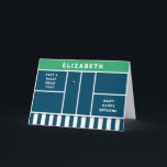 Funny Pickleball Birthday Card<br><div class="desc">Creative pickleball birthday card for pickleball player featuring court,  yellow pickleball and funny quotes. To personalise edit text to add his or her name.</div>