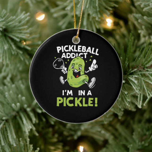 Funny-Pickleball Ceramic Tree Decoration (Tree)
