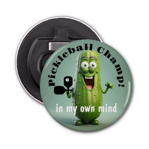 Funny Pickleball Champ Bottle Opener