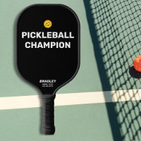 Funny Pickleball Champion Custom Text Name