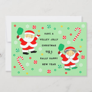 Funny Pickleball Christmas Cards