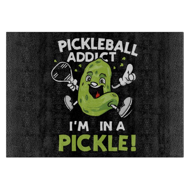 Funny-Pickleball Cutting Board (Front)