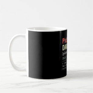 Funny Pickleball Dad Definition Father s Day Coffee Mug