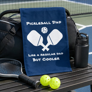 Funny Pickleball Dad Sports Hand Towel