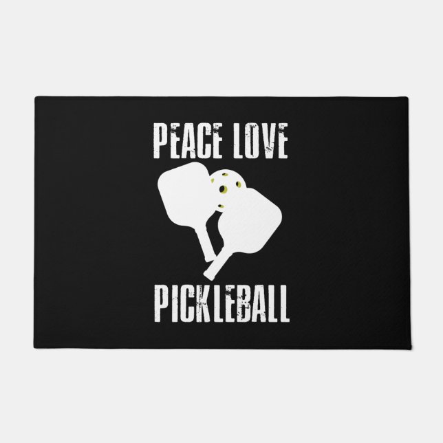 Funny Pickleball  Doormat (Front)