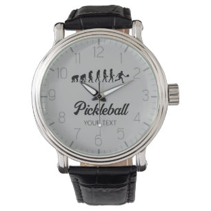 Funny Pickleball Evolution Personalised Watch