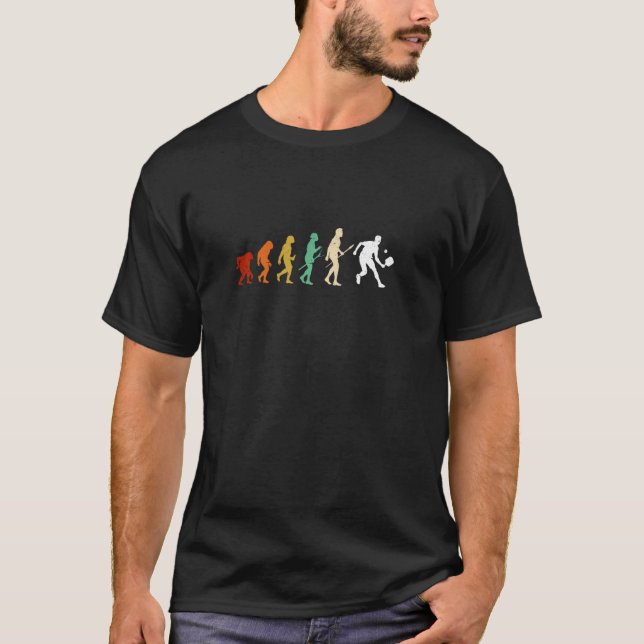 Funny Pickleball Evolution, Pickleball Player,Cool T-Shirt (Front)